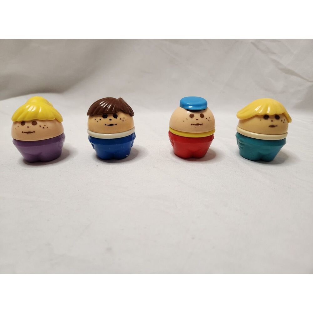 Little Tikes Toddle Tots Chunky People Lot of 4 Vintage Figures